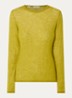 Vendy semi-transparante top van merino wol - Groen