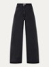 Dalt high waist wide leg jeans  - Antraciet