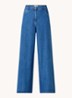 Dalt high waist wide leg jeans  - Indigo