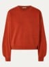 Inea sweater met ronde hals - Steenrood