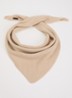 Quadro fijngebreide sjaal in kasjmier wolblend 110 x 40 cm - Beige