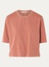 Sergio T-shirt met ronde hals - Steenrood