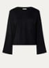 Severiano long sleeve met borstzak - Zwart