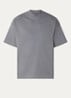 T-shirt met ronde hals - Middengrijs