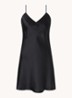 Dream slipdress van zijde - Zwart