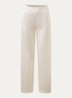 Love Me straight fit pyjamabroek van zijde - Creme
