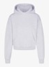 Cotton Fleece hoodie met kangoeroezak - Grijsmele