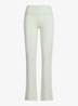 Cotton Jersey mid waist straight fit loungebroek - Lichtgroen