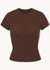 Fits Everybody T-shirt met ronde hals - Chocoladebruin