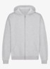 Fleece Lounge vest met capuchon - Light Heather Grey