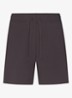 Jersey Lounge straight fit korte jogginsbroek  - Antraciet