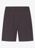 Jersey Lounge straight fit korte jogginsbroek  - Grijs