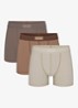 Skims Cotton 3" boxershorts in 3-pack - Lindegroen