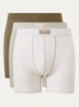 Skims Cotton 5" boxershorts in 3-pack - Legergroen