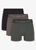 Skims Stretch 3" boxershorts met logoband in 3-pack - Donkergrijs
