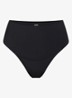 Smoothing intimates high waisted tanga - Zwart