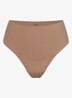 Smoothing intimates high waisted tanga - Beige