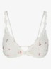 Stretch Lace bralette van kant - Ivory Cherry