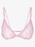 Stretch Lace bralette van kant - Baby Pink