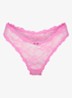 Stretch Lace string van kant - Sugar Pink