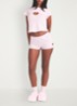 Worn In Jersey Micro Heart shorty met cut-out detail - Baby Pink