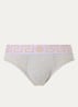 Slip met logoband - Grijsmele