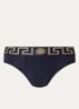 Slip met logoband - Donkerblauw