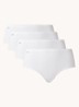 Basic+ midi high waisted slip in 4-pack - Wit