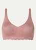 Bliss naadloze bralette met uitneembare vulling - Oudroze