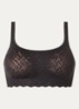 Bliss naadloze bralette met uitneembare vulling - Zwart