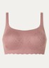 Bliss naadloze bralette met uitneembare vulling - Oudroze