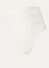 Go Daily high waisted slip in 3-pack - Gebroken wit