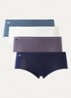 Slip in 4-pack - Donkerblauw