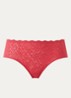Zero hipster met opengwerkt dessin - Fuchsia