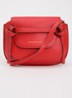 Clint crossbodytas van leer - Koraalroze