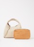 Daisy Mini Shopper handtas van leer met uitneembare etui - Ivoor