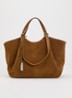 Elza shopper van suède - Camel