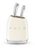 50's Style messenblok met messenset 6-delig - Beige