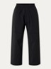 Wide fit broek met steekzakken - Zwart