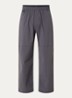 Wide fit broek met steekzakken - Antraciet
