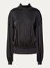 Ambersw blouse met strikkraag - Zwart