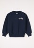 Eli sweater met borduring - Donkerblauw