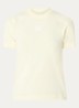 Indy T-shirt met logo - Lichtgeel