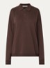 Lume sweater met polokraag - Bruin