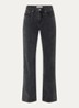 Paris high waist loose fit jeans met steekzakken - Donkergrijs