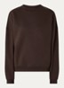 Paross sweater met ronde hals - Donkerbruin