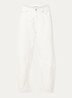 Tomar high waist cropped wide leg jeans met gekleurde wassing - Gebroken wit