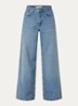 Venicesw high waist wide leg jeans met gekleurde wassing - Indigo