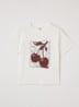 Zena T-shirt met print - Gebroken wit