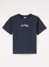 Zena T-shirt met print - Donkerblauw